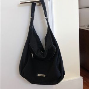 Mandarina Duck black nylon shoulder bag